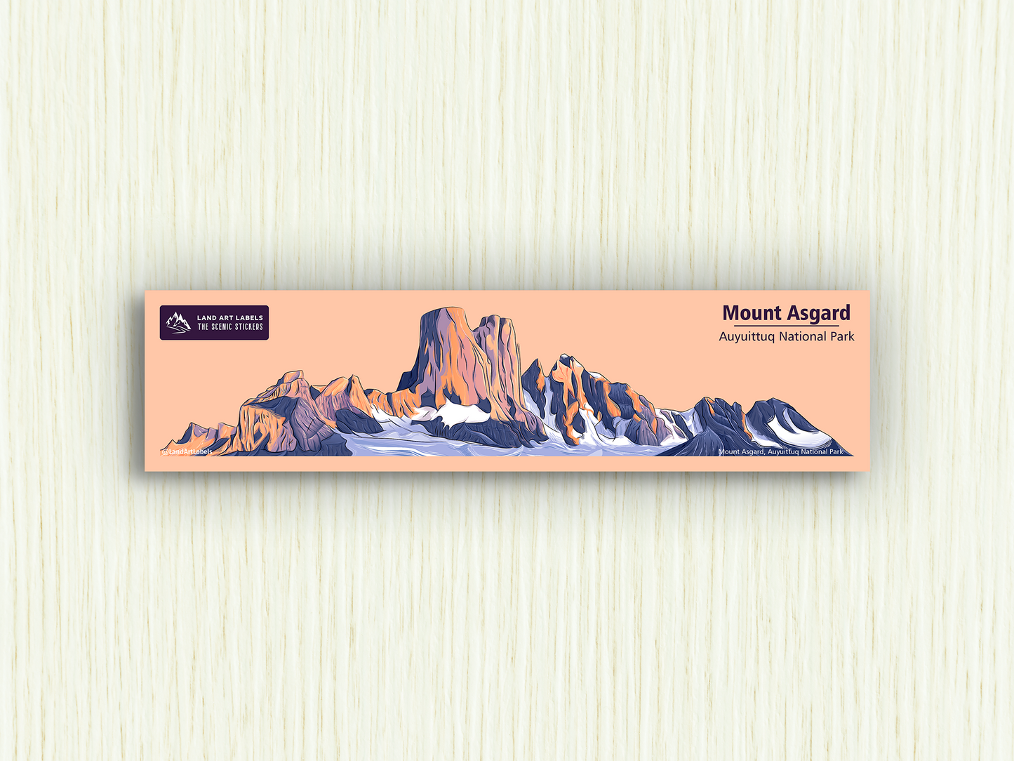Mount Asgard, Auyuittuq National Park, Nunavut - Wrap Sticker