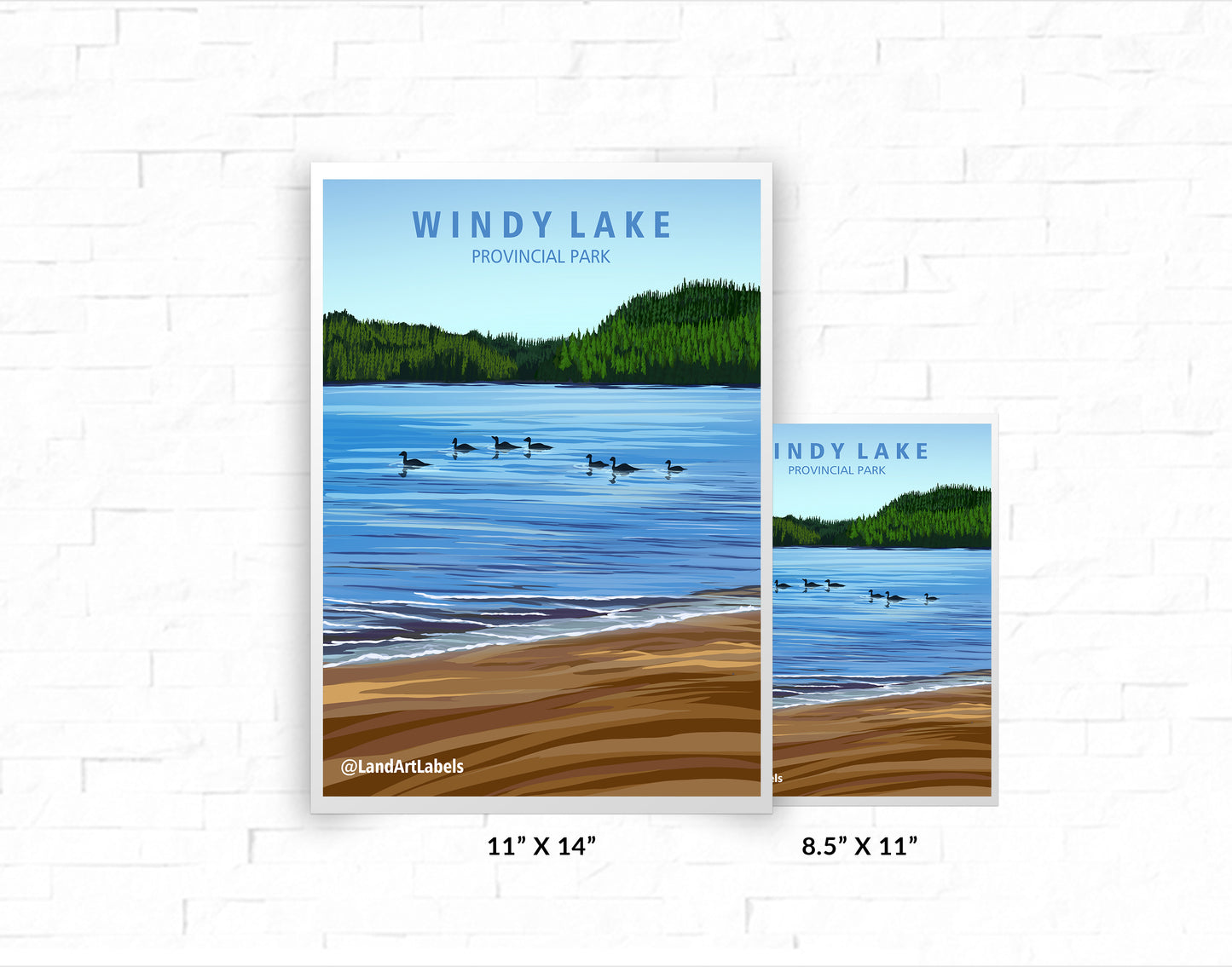 Windy Lake Provincial Park - Poster