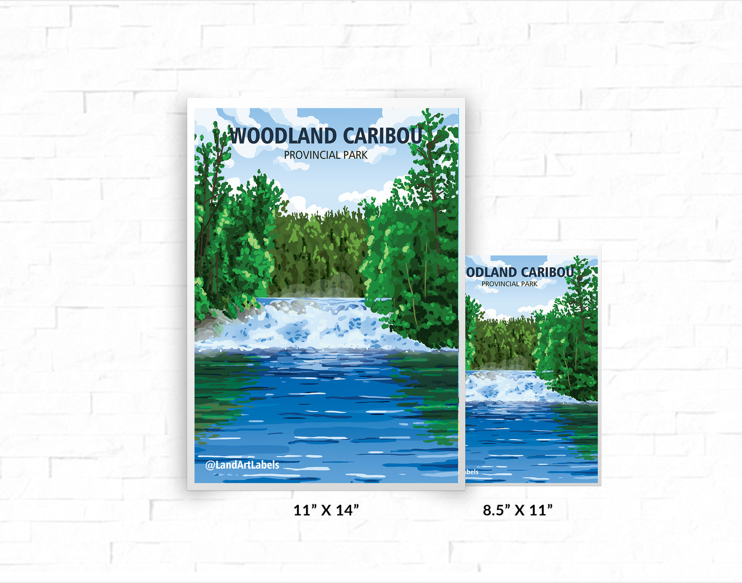 Woodland Caribou Provincial Park - Poster