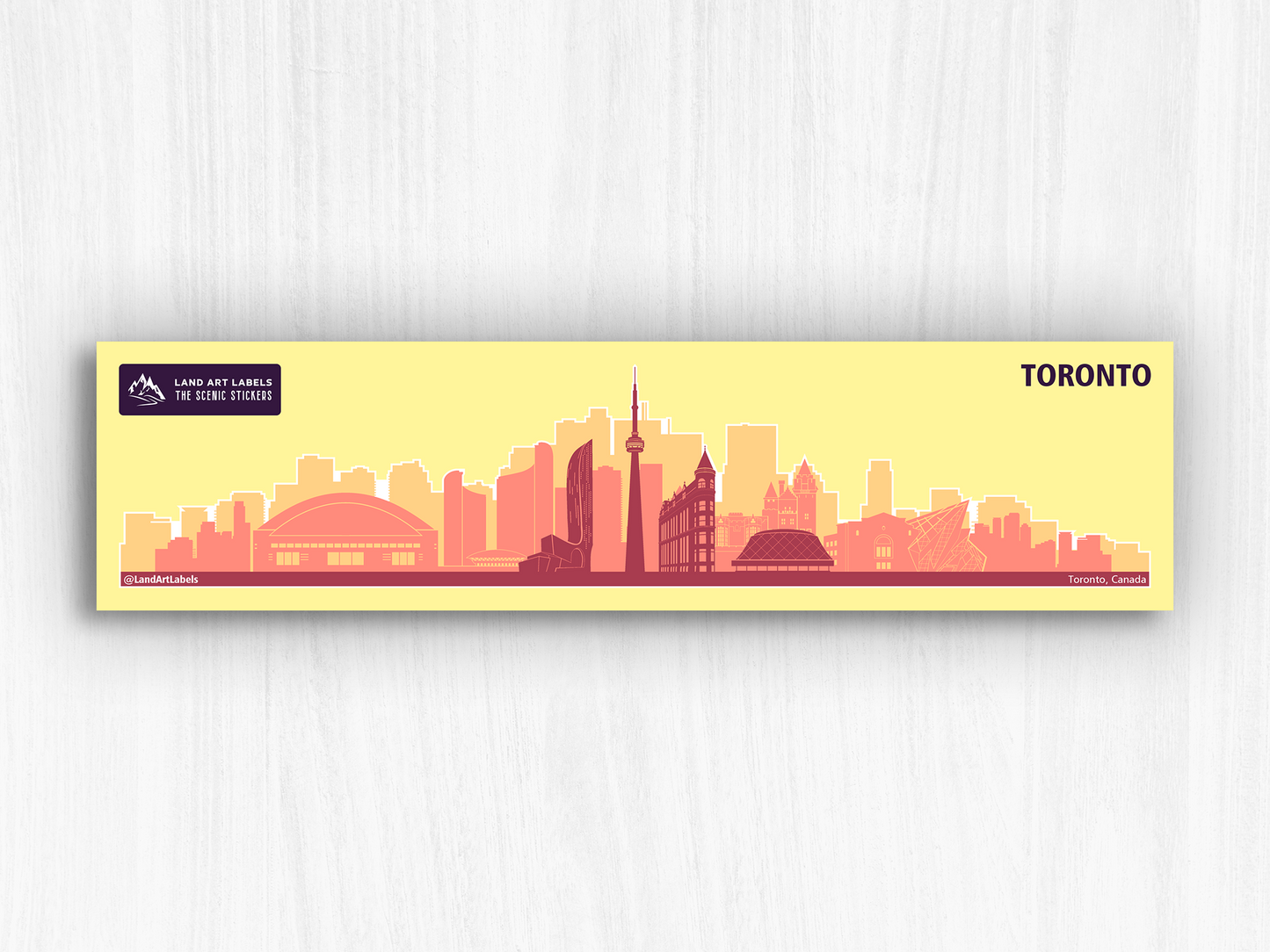 Toronto - City Wrap Sticker