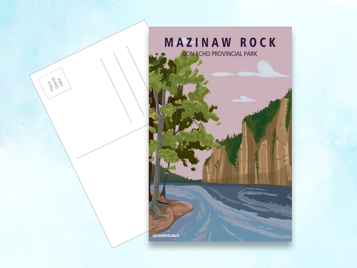 Bon Echo Provincial Park, Mazinaw Rock - Postcard