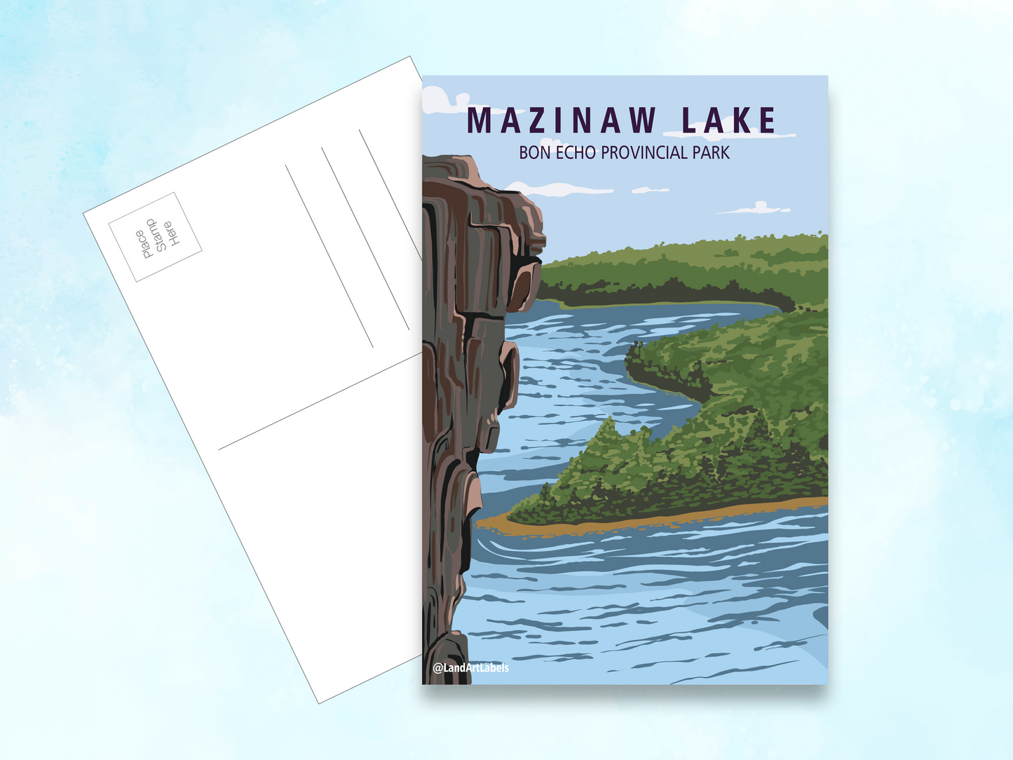 Bon Echo Provincial Park, Mazinaw Lake - Postcard