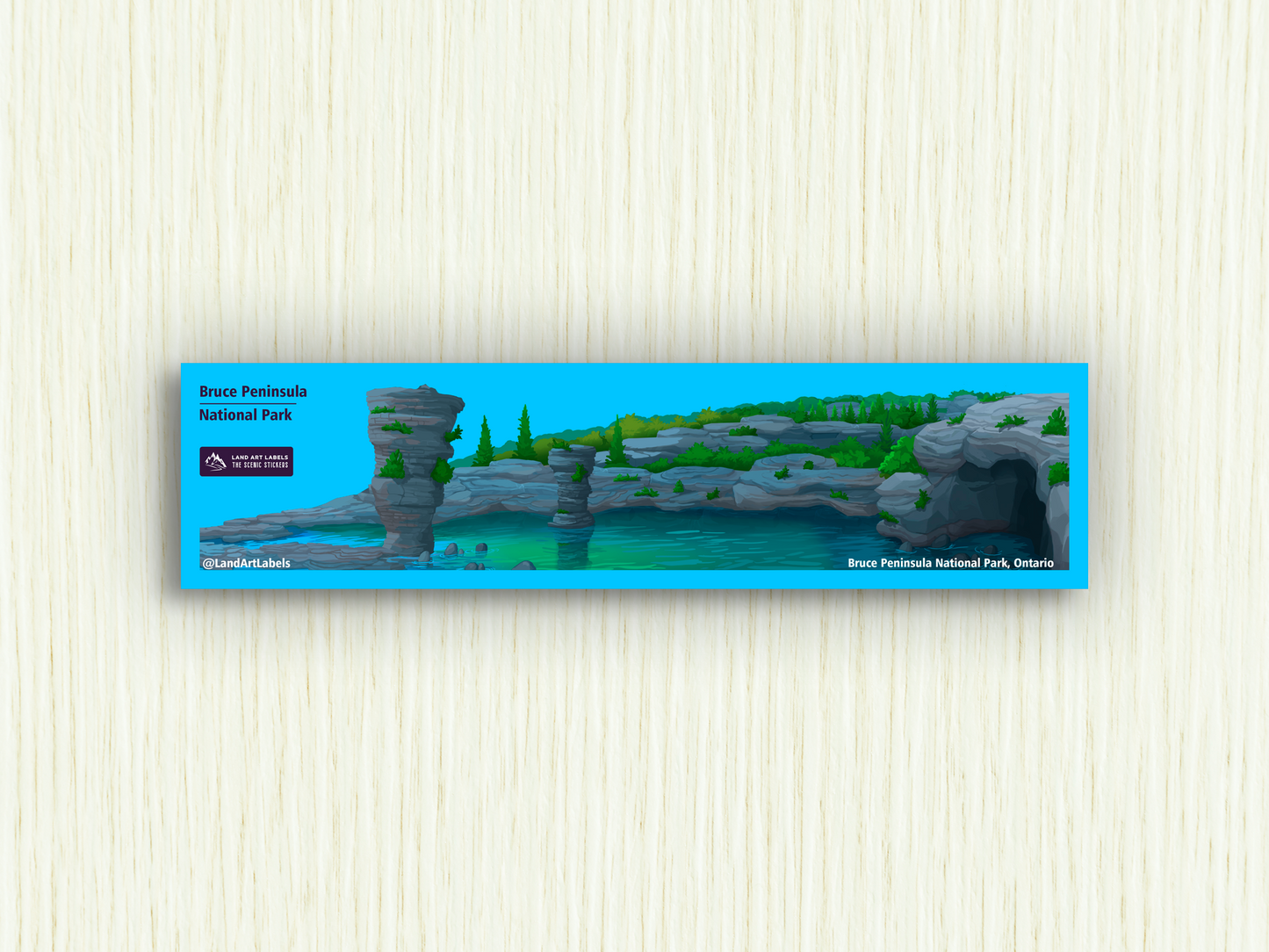 Bruce Peninsula, The Grotto and Flowerpot Island - Wrap Sticker