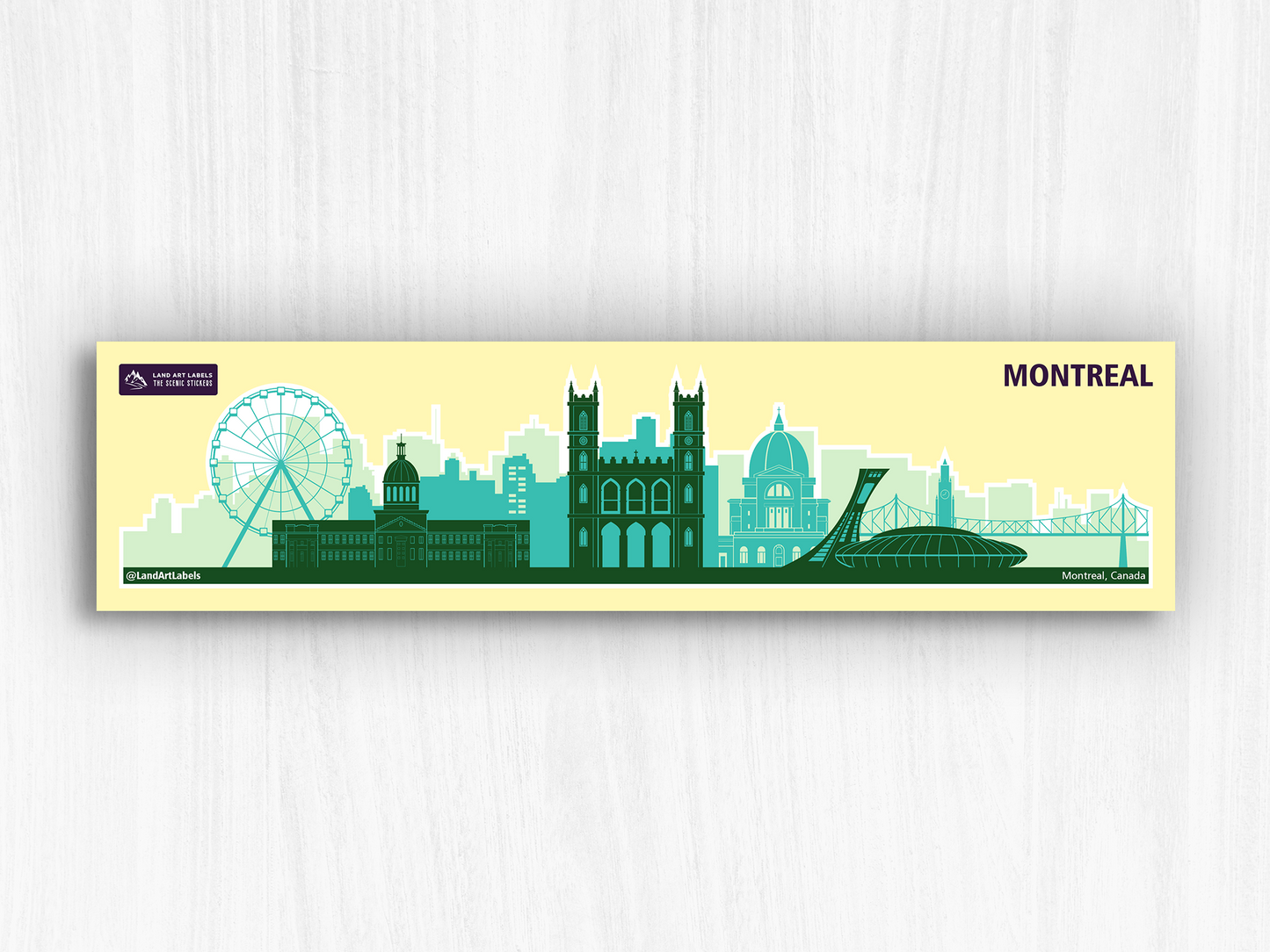 Montreal - City Wrap Sticker