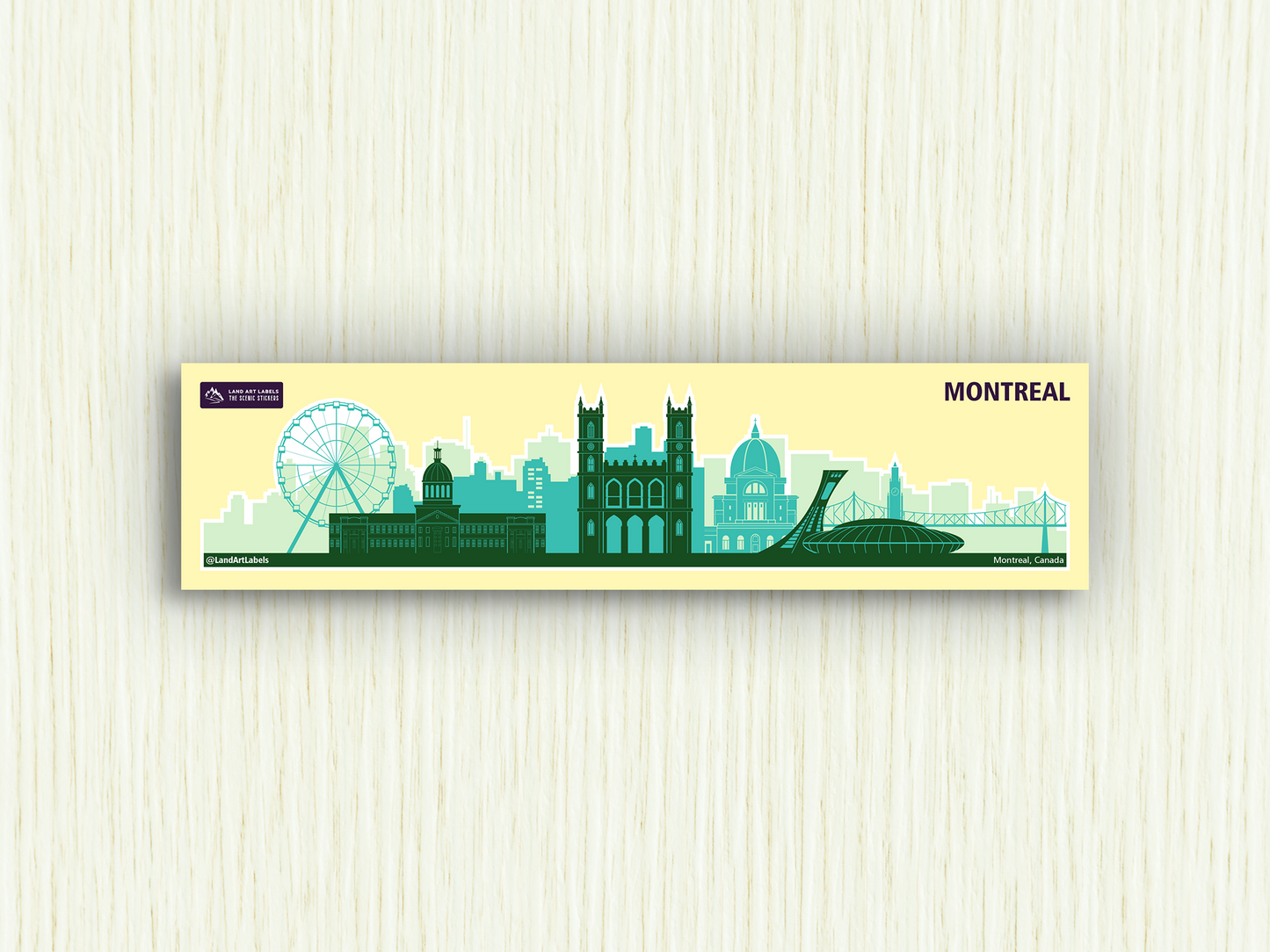 Montreal - City Wrap Sticker