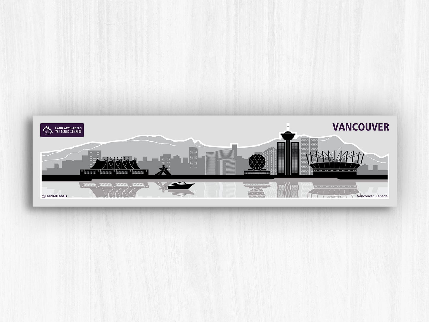 Vancouver - City Wrap Sticker