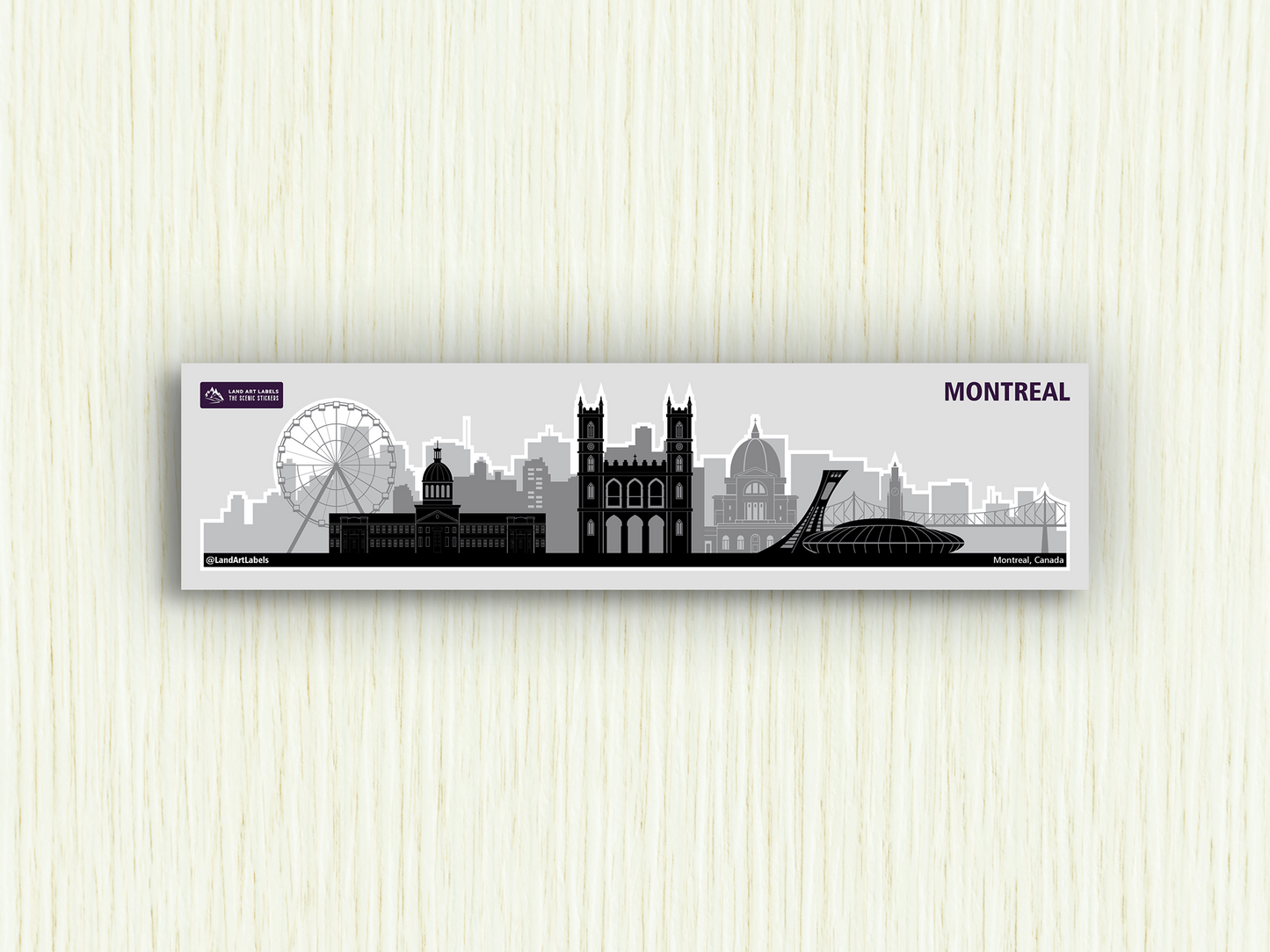Montreal - City Wrap Sticker