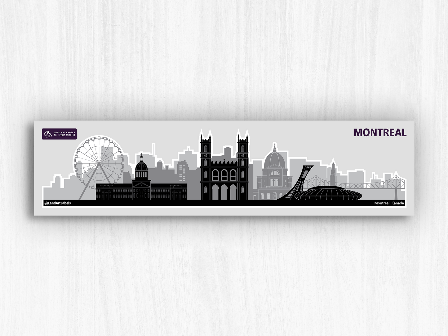 Montreal - City Wrap Sticker