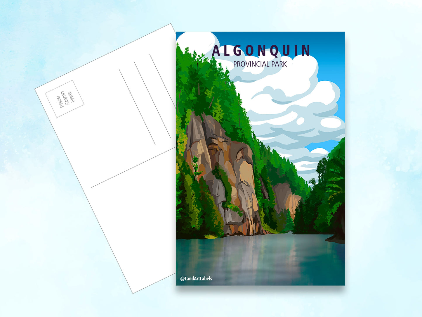 Algonquin Provincial Park, Barron Canyon - Postcard