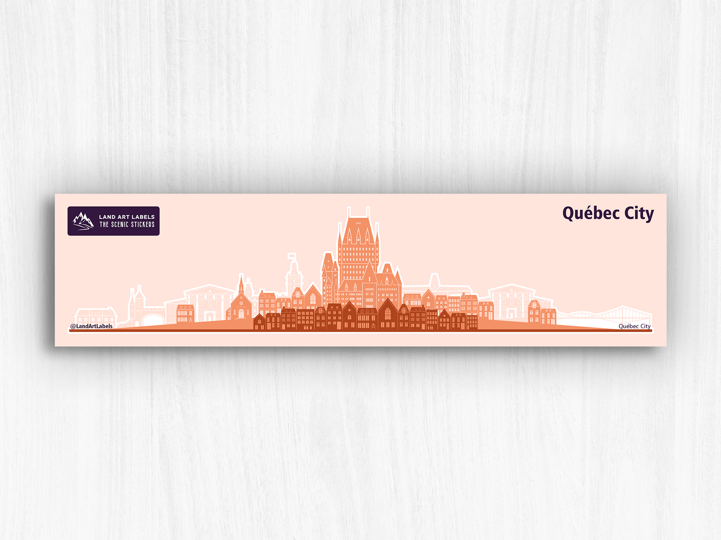 Quebec City - City Wrap Sticker