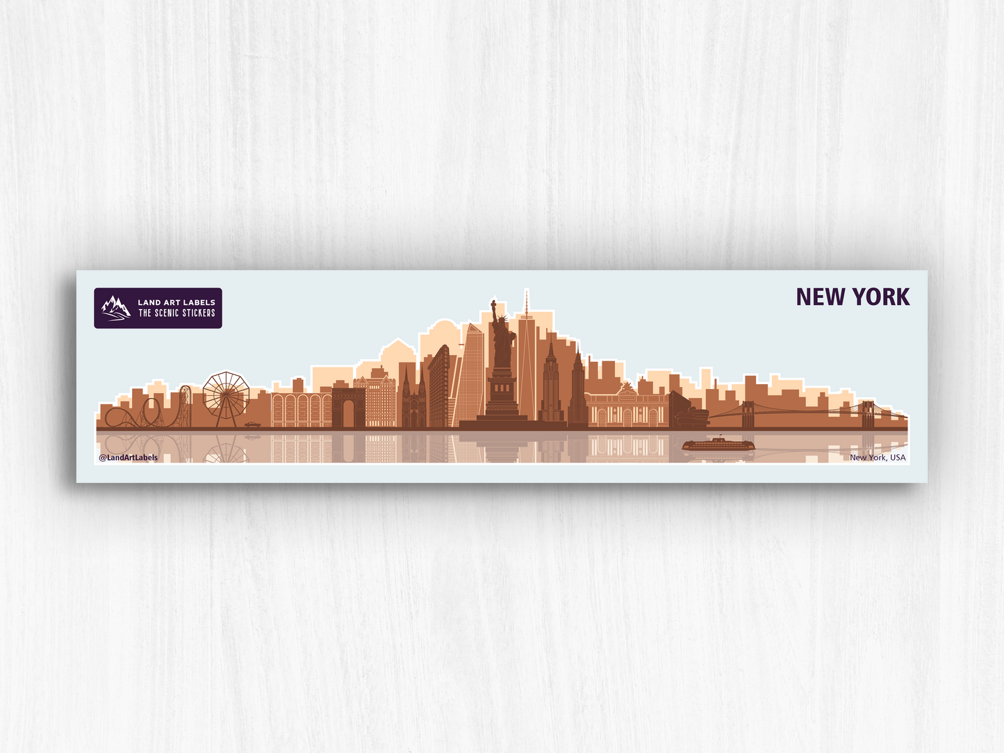 New York City - City Wrap Sticker