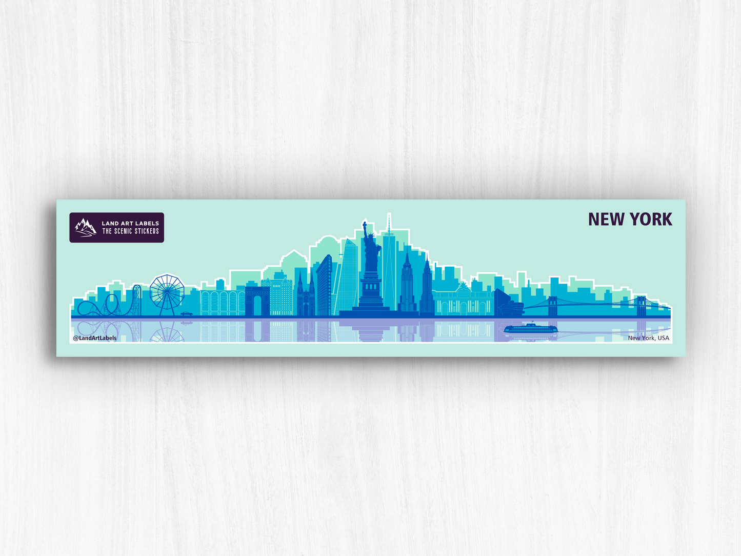 New York City - City Wrap Sticker