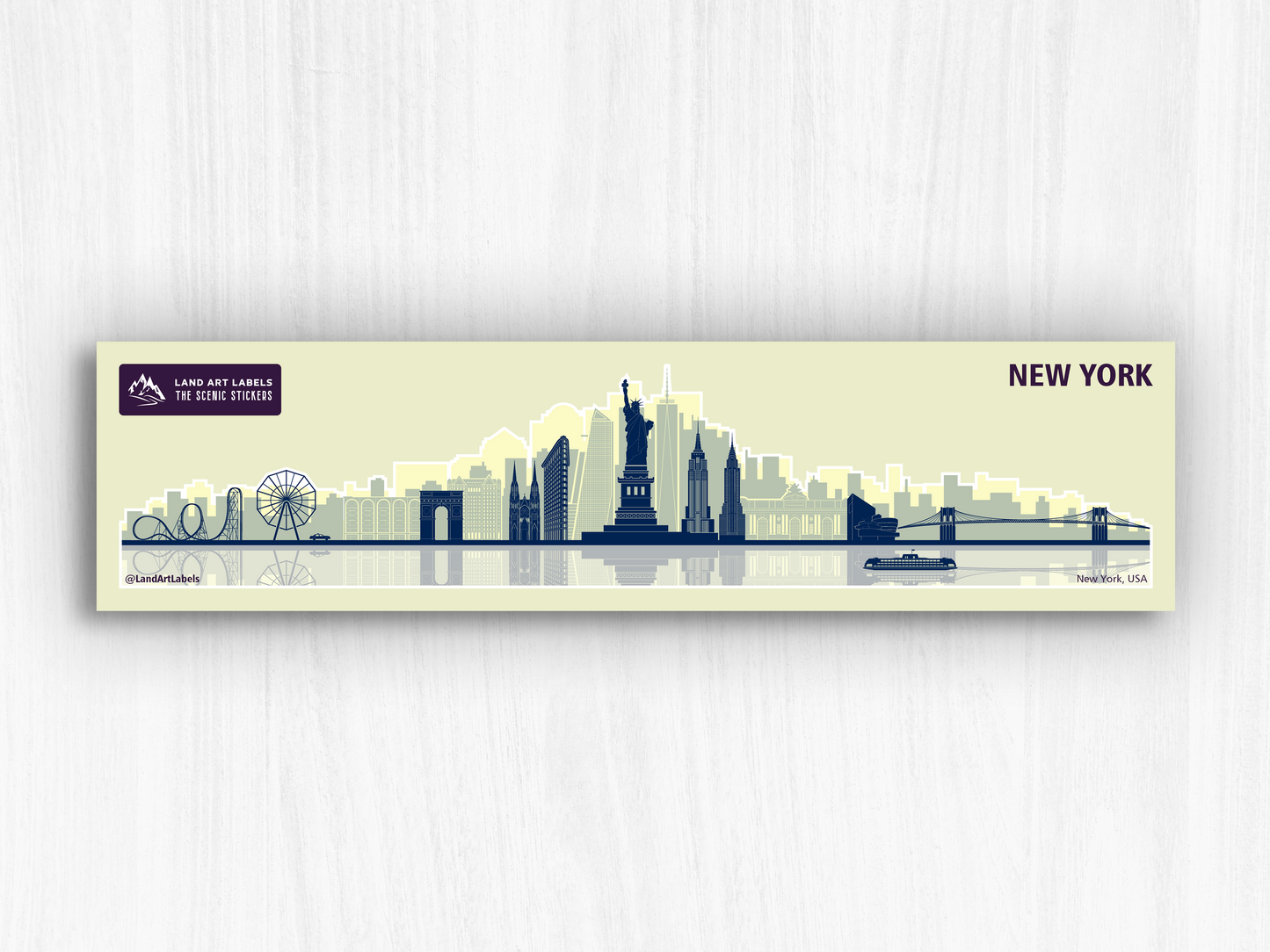 New York City - City Wrap Sticker