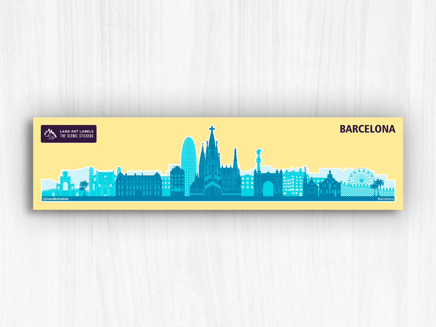 Barcelona - City Wrap Sticker