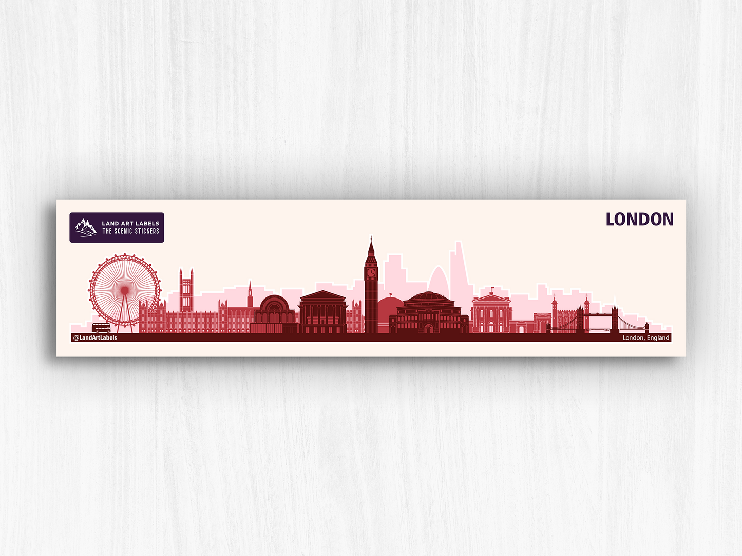 London - City Wrap Sticker
