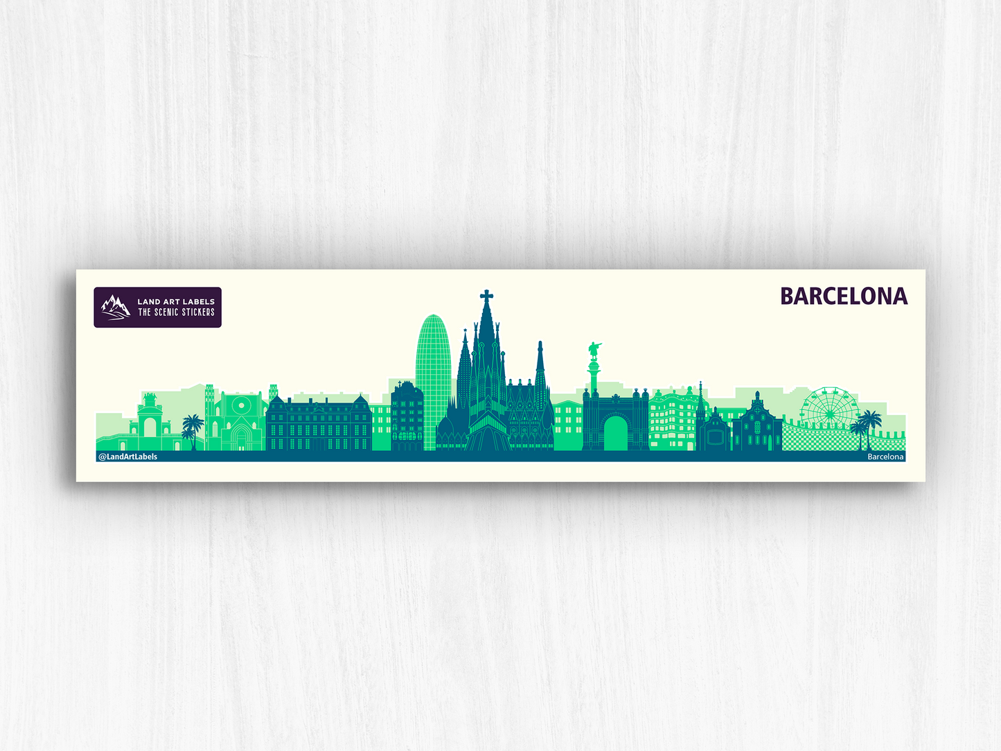 Barcelona - City Wrap Sticker