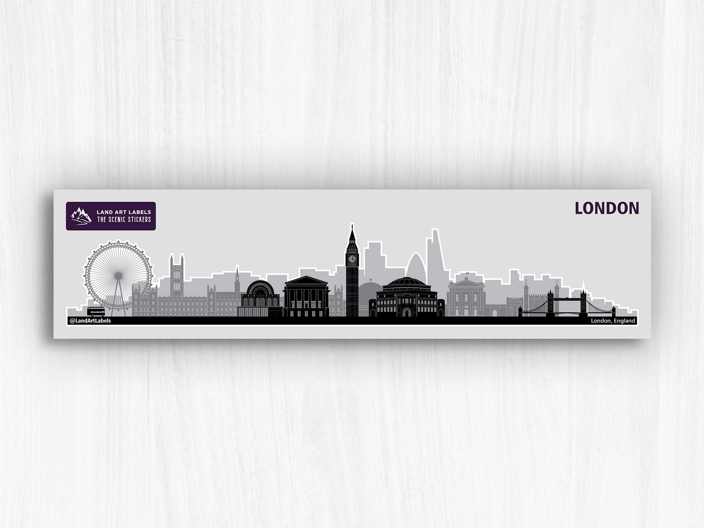 London - City Wrap Sticker