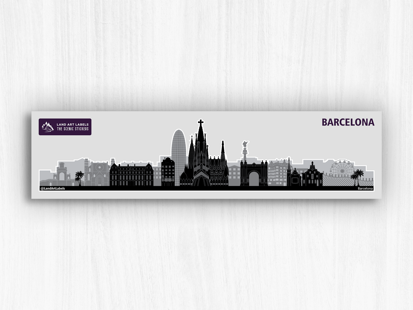 Barcelona - City Wrap Sticker