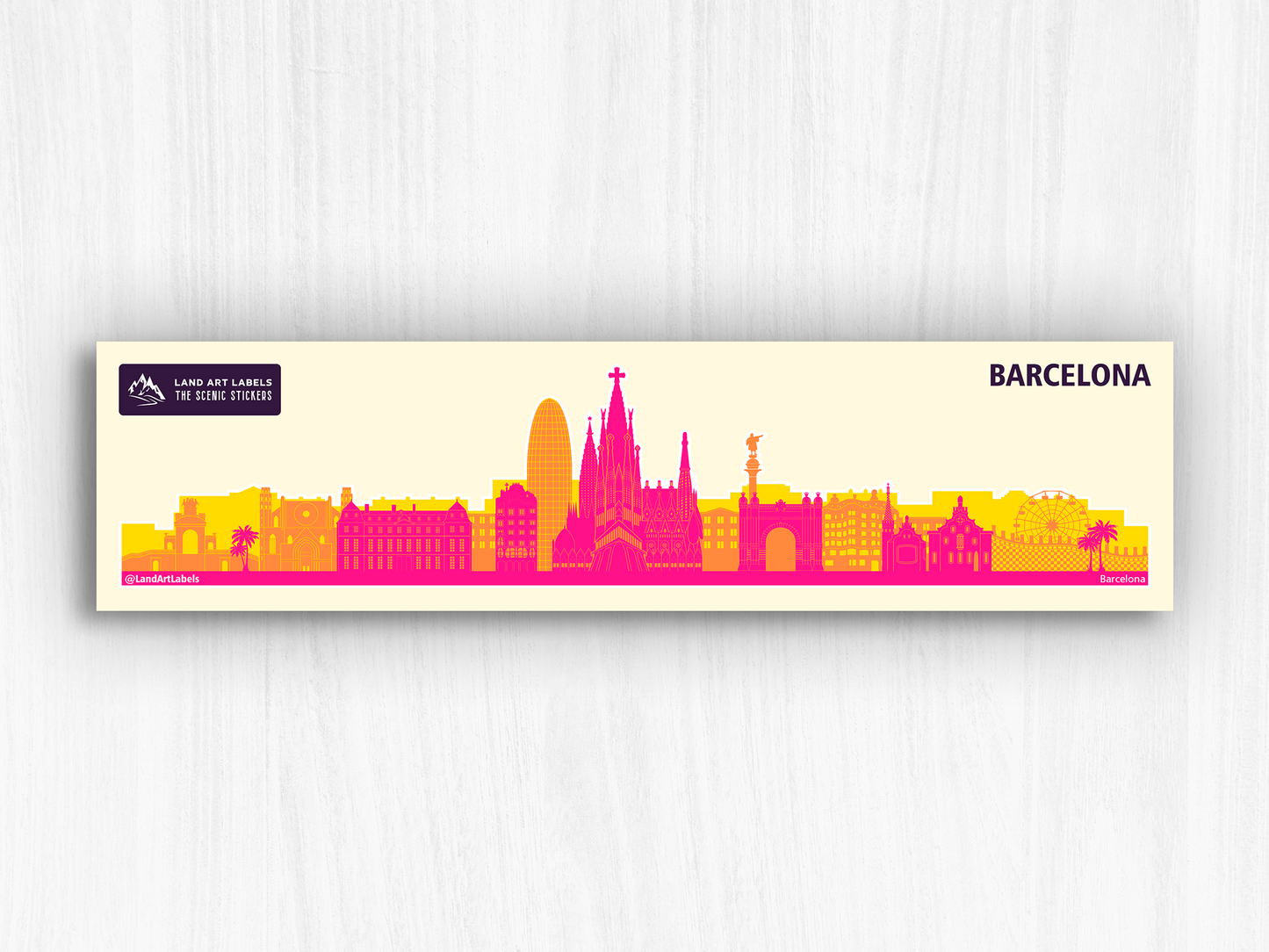 Barcelona - City Wrap Sticker