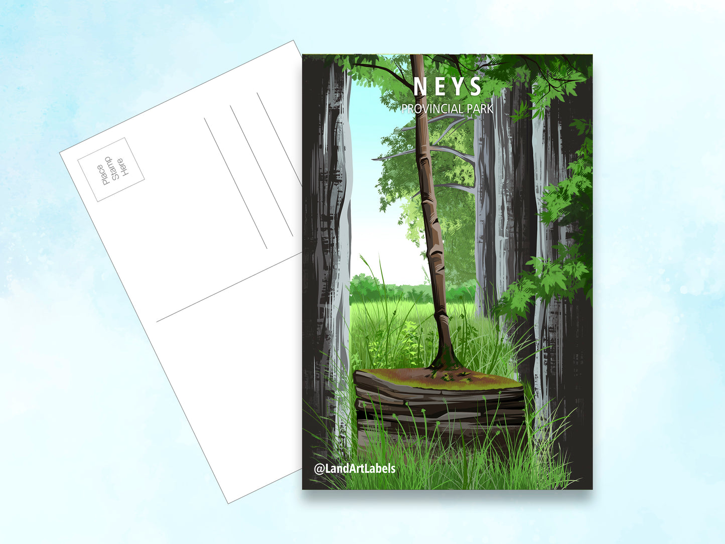 Neys Provincial Park - Postcard