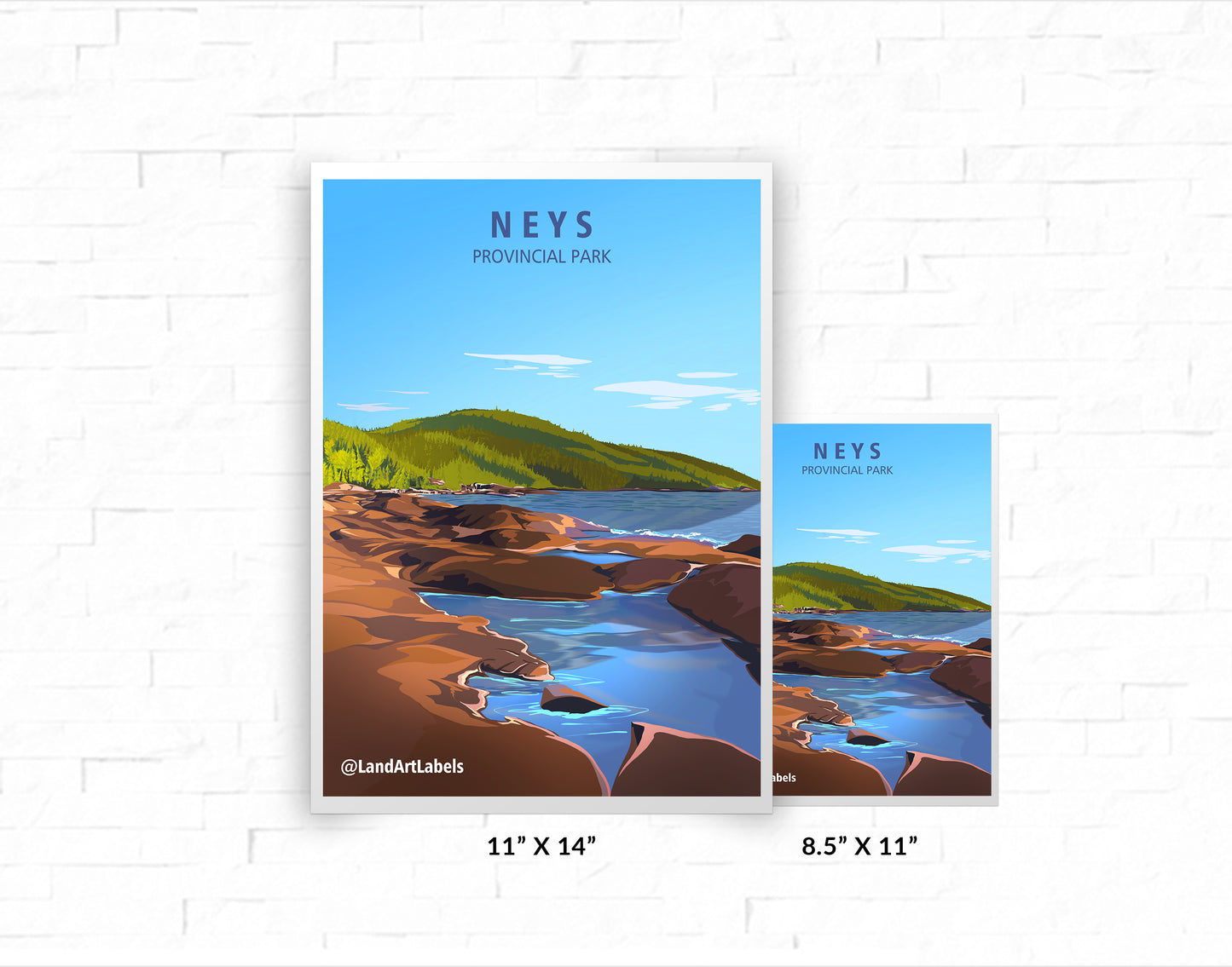 Neys Provincial Park - Poster