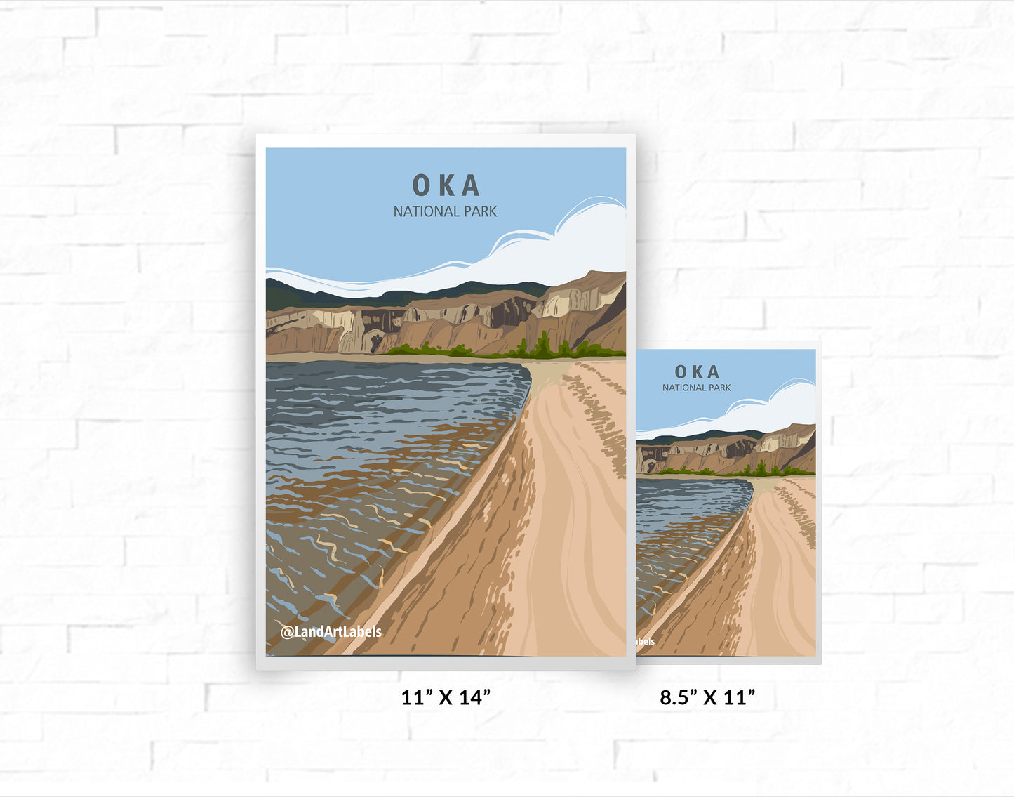 Oka National Park - Poster