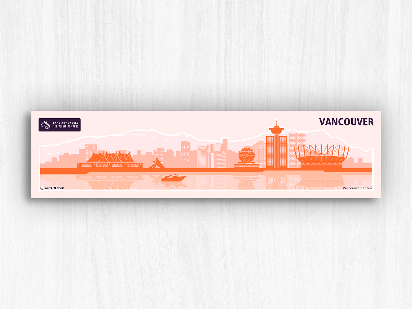 Vancouver - City Wrap Sticker