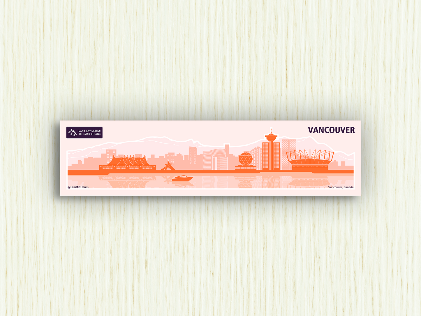 Vancouver - City Wrap Sticker