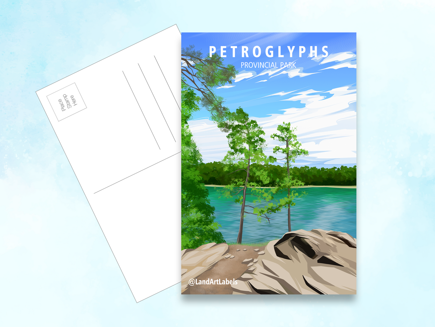 Petroglyphs Provincial Park - Postcard