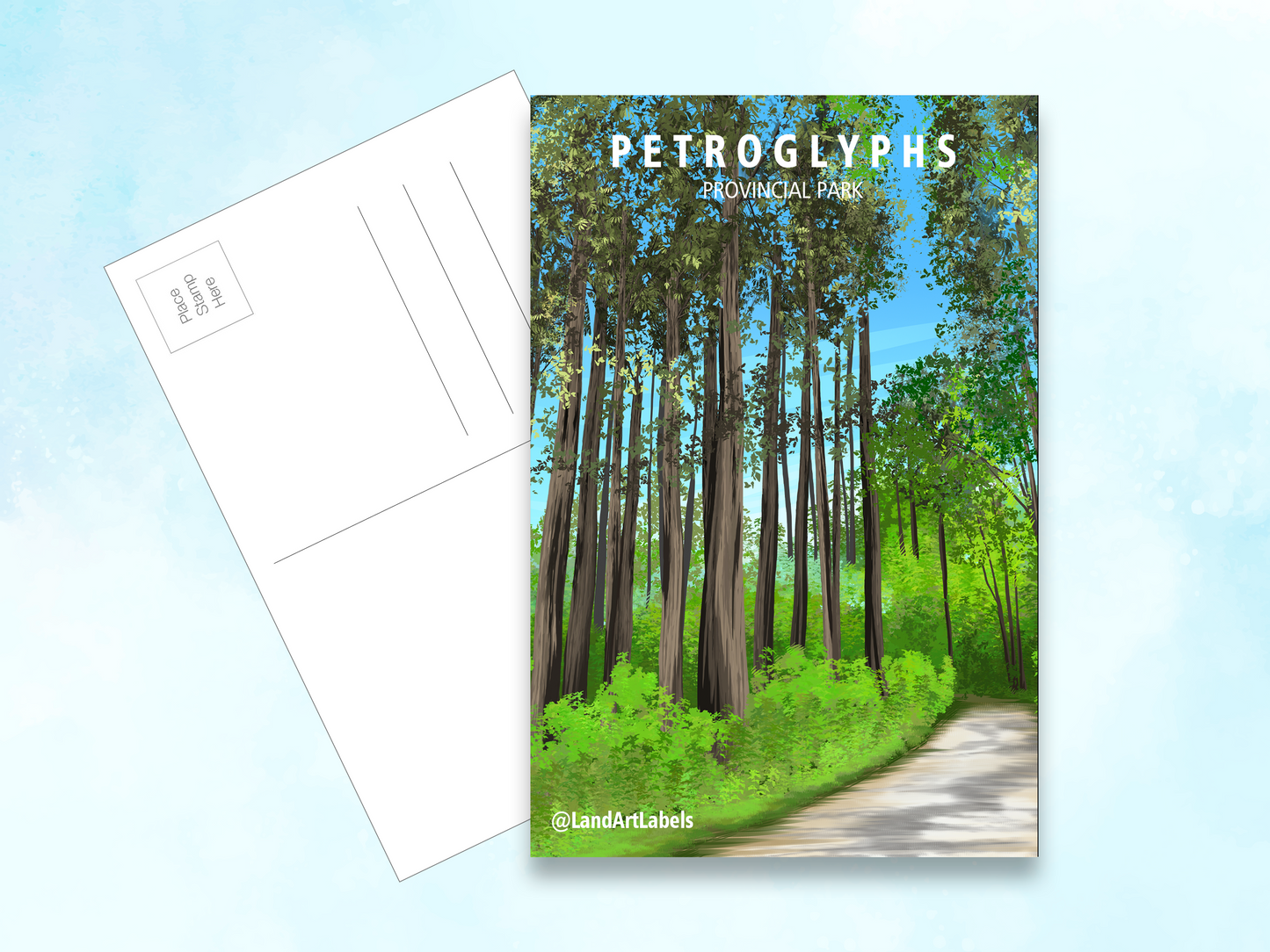 Petroglyphs Provincial Park - Postcard