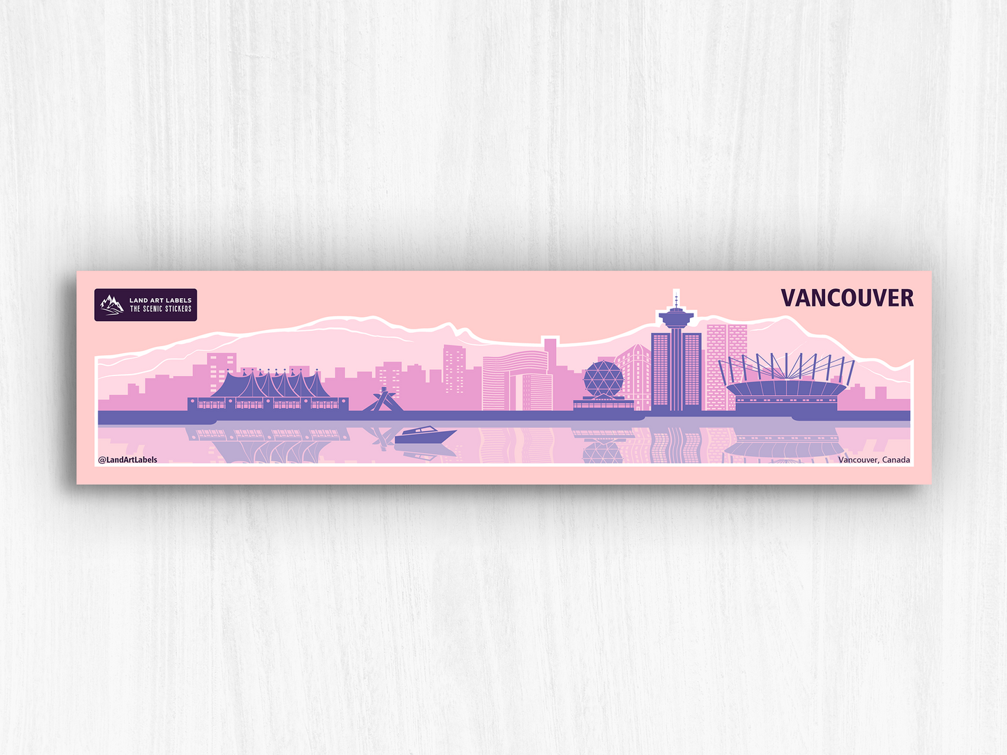 Vancouver - City Wrap Sticker