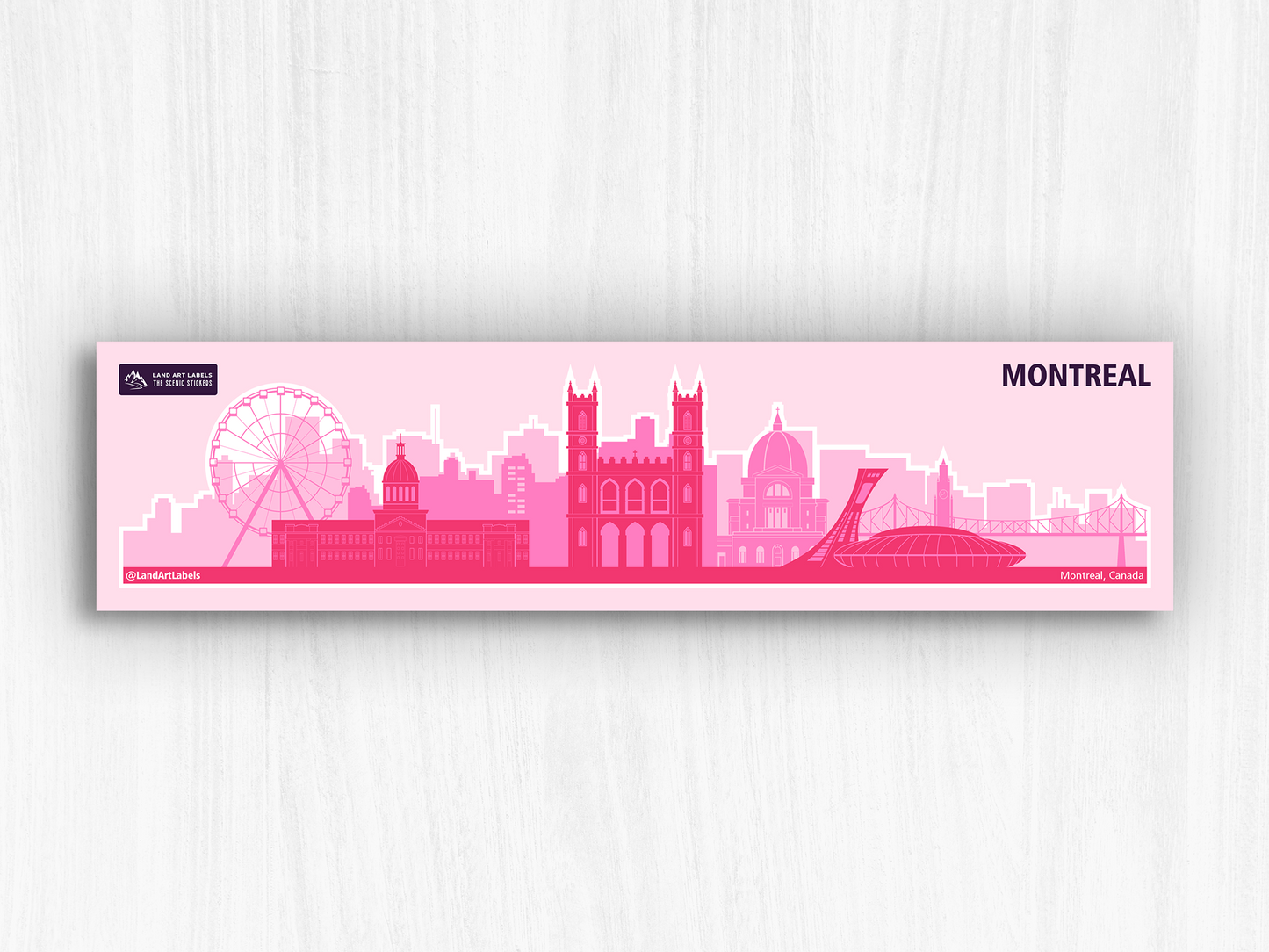 Montreal - City Wrap Sticker