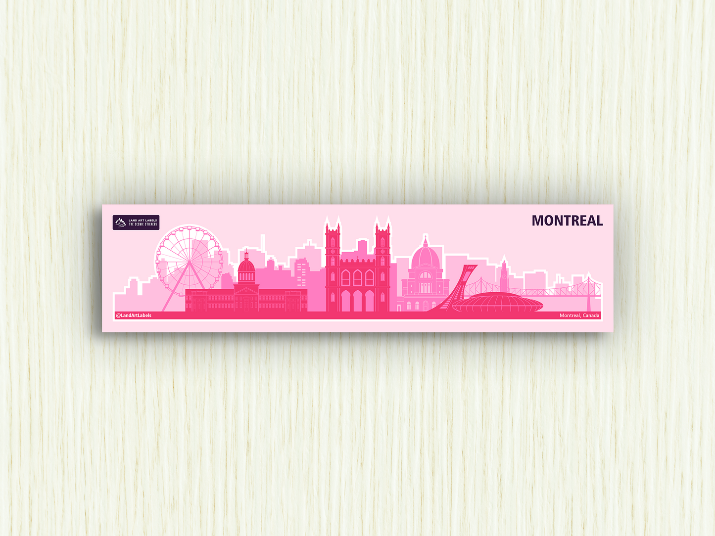 Montreal - City Wrap Sticker