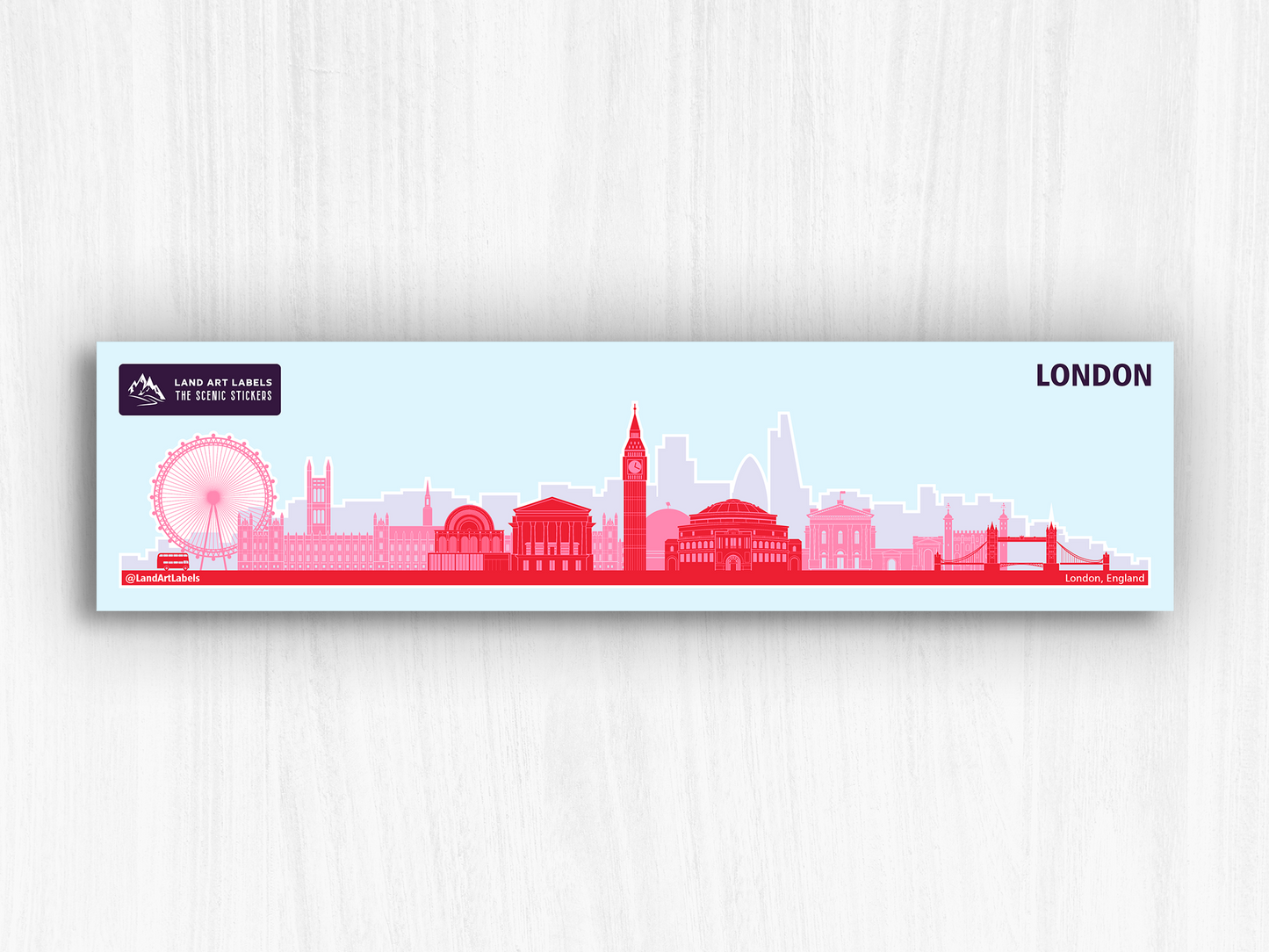 London - City Wrap Sticker