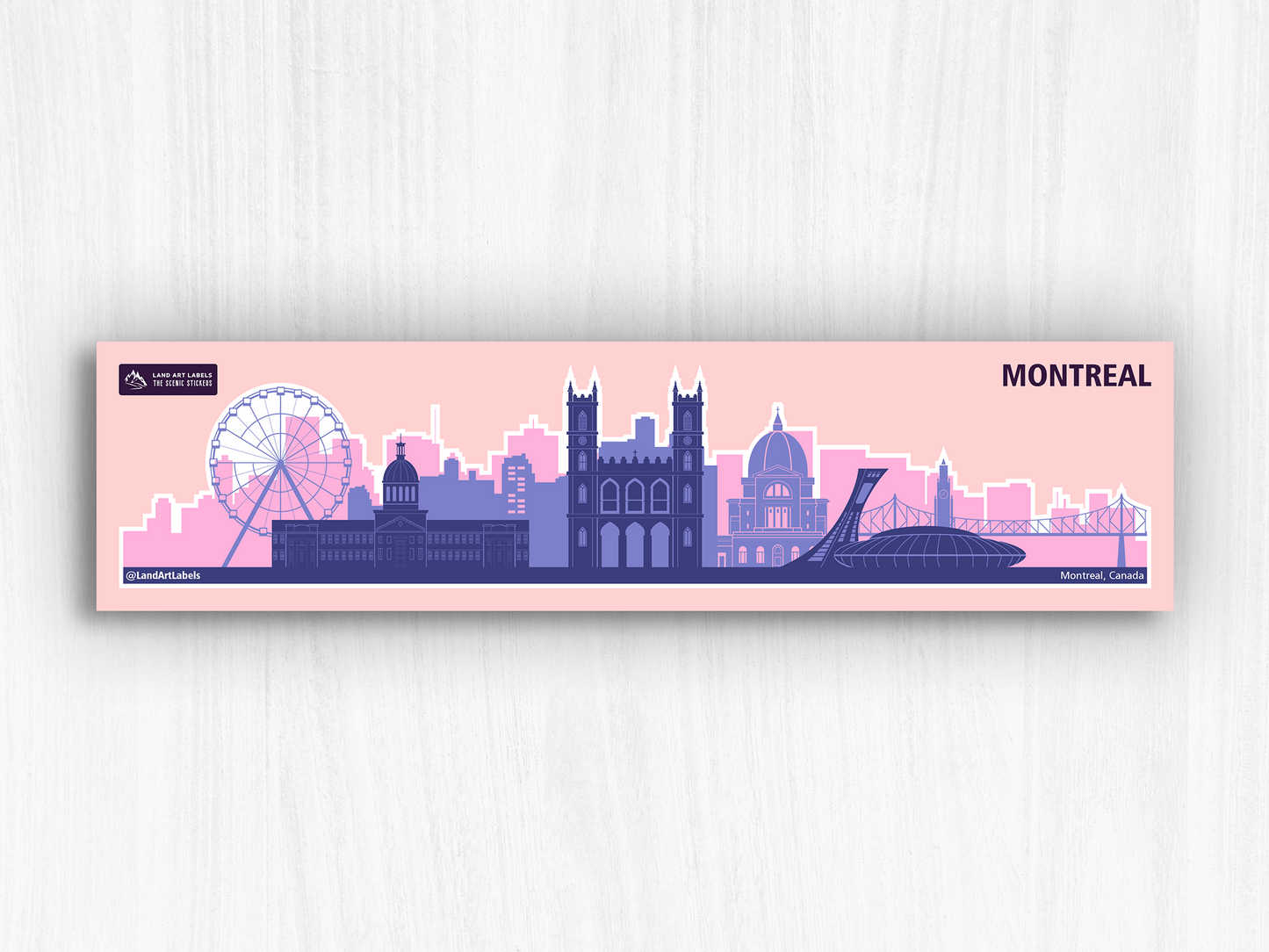 Montreal - City Wrap Sticker