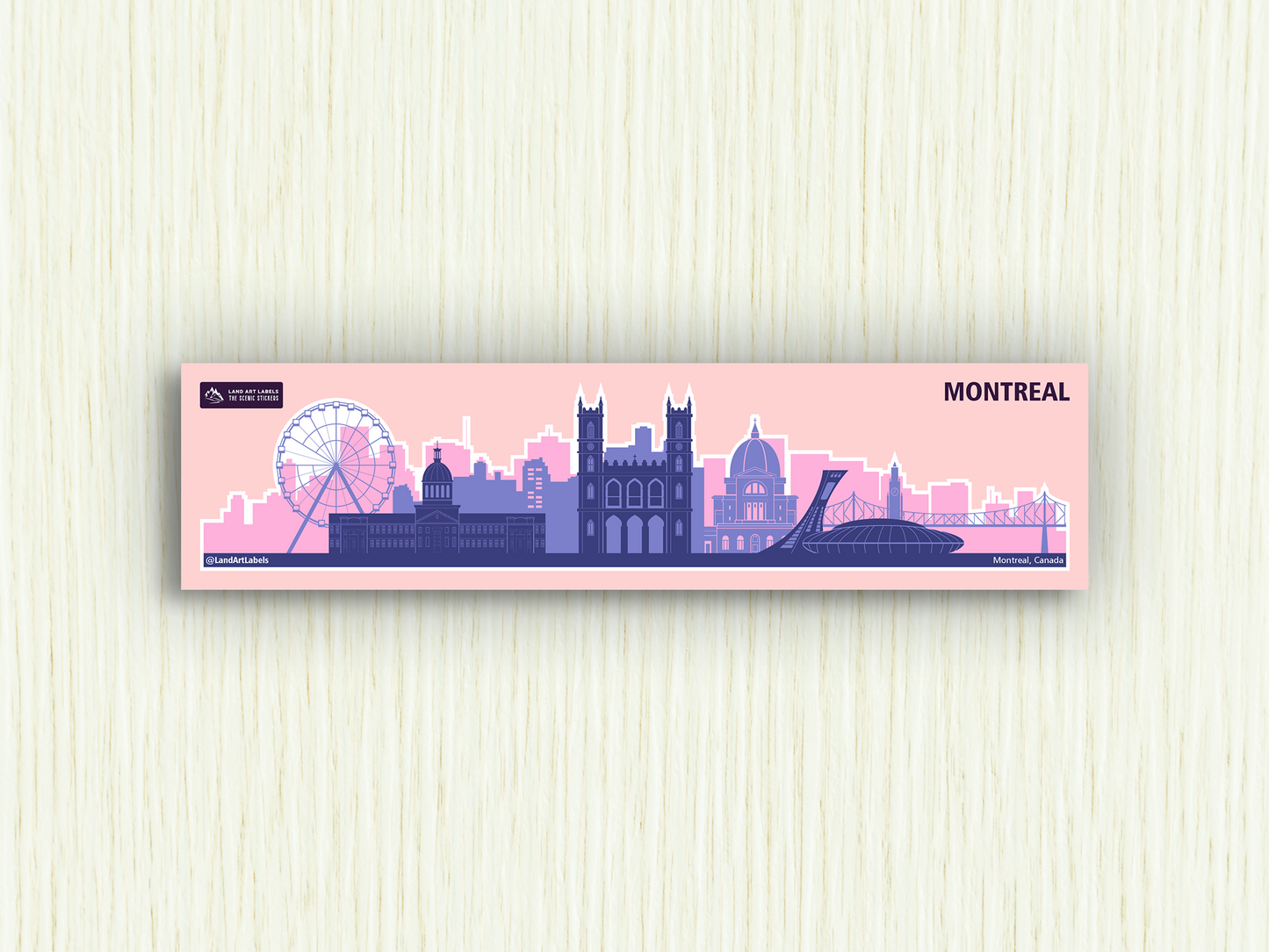 Montreal - City Wrap Sticker