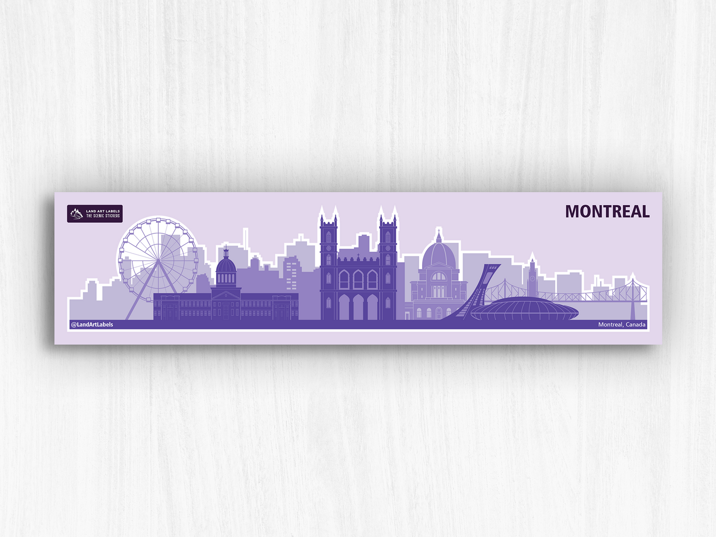 Montreal - City Wrap Sticker