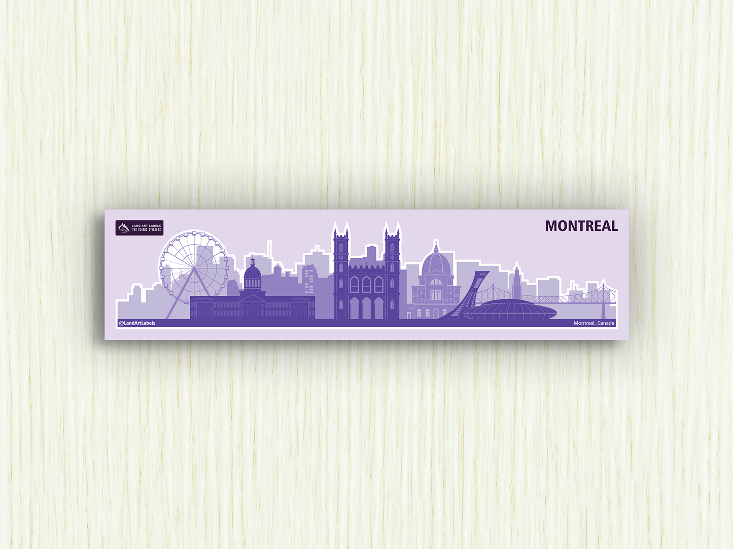Montreal - City Wrap Sticker