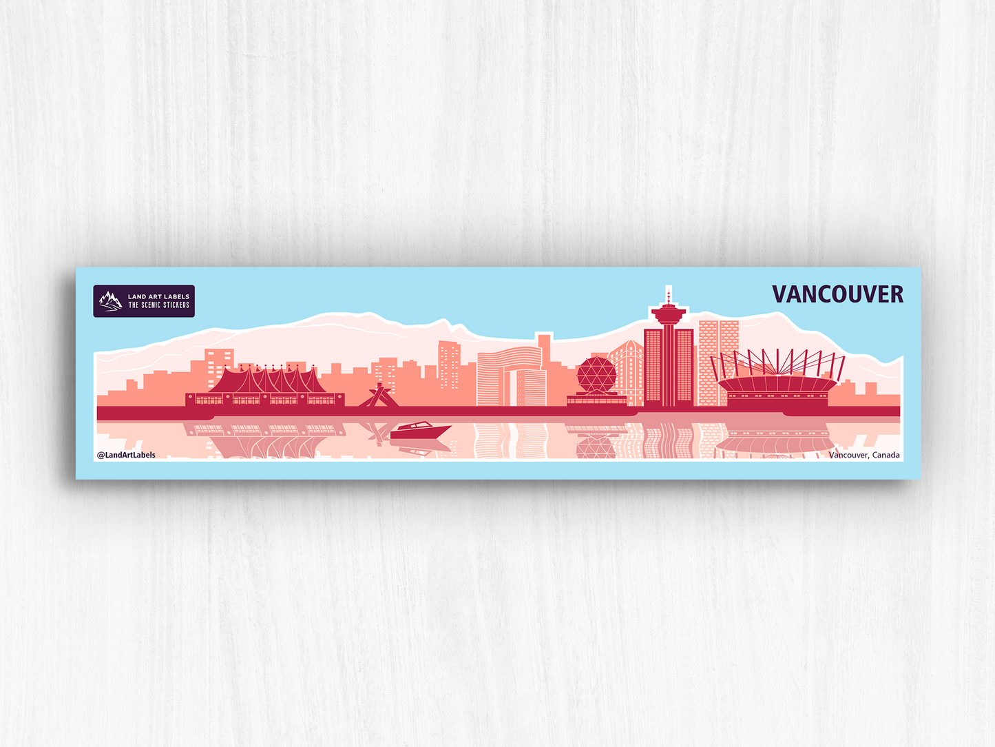 Vancouver - City Wrap Sticker
