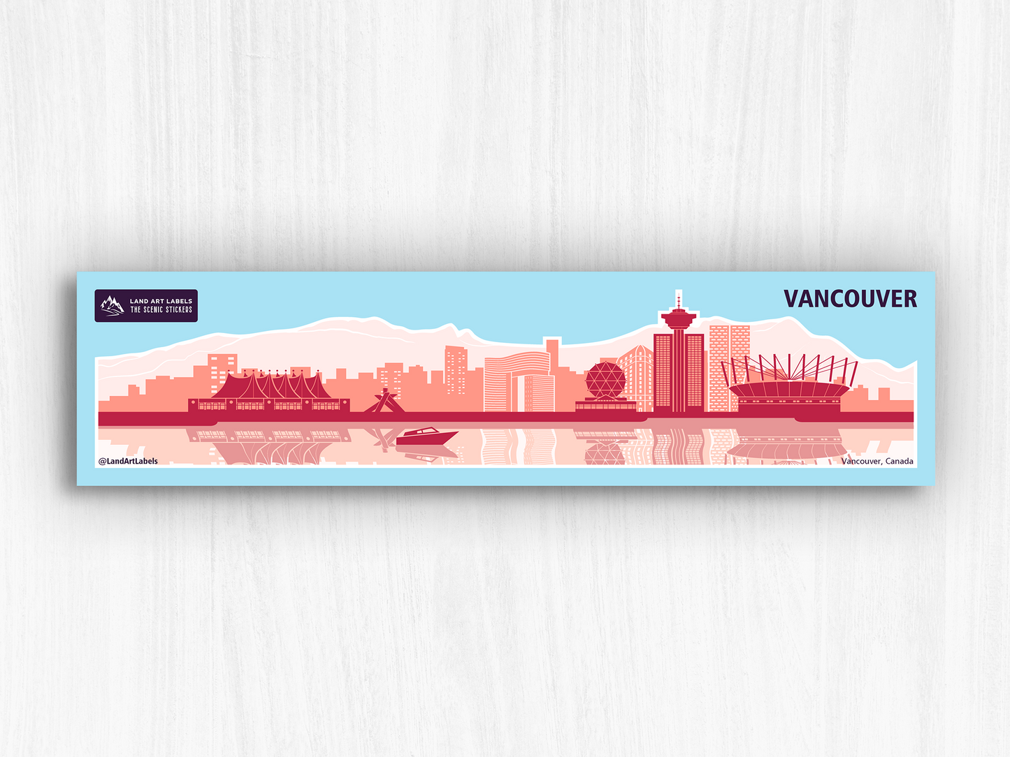Vancouver - City Wrap Sticker