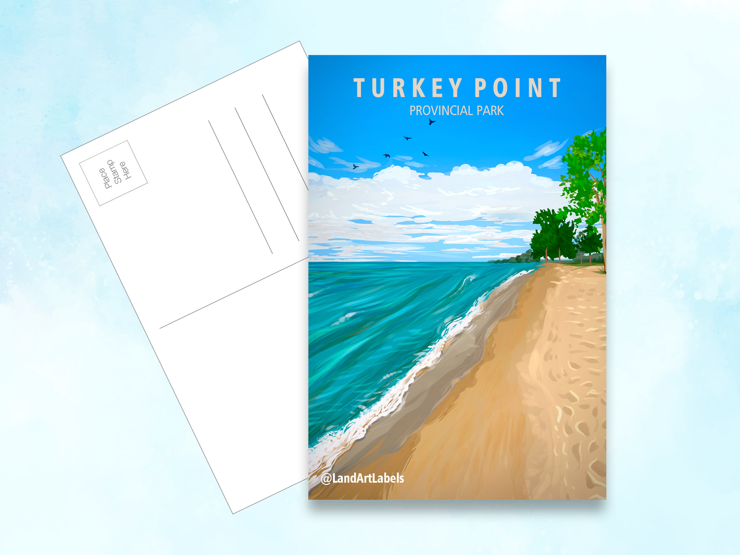 Turkey Point Provincial Park - Postcard