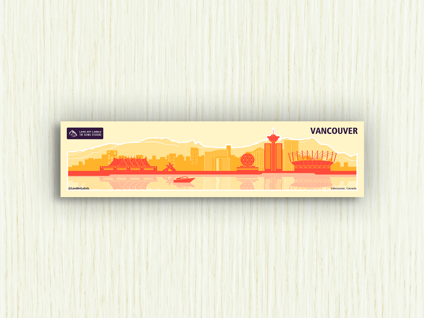 Vancouver - City Wrap Sticker