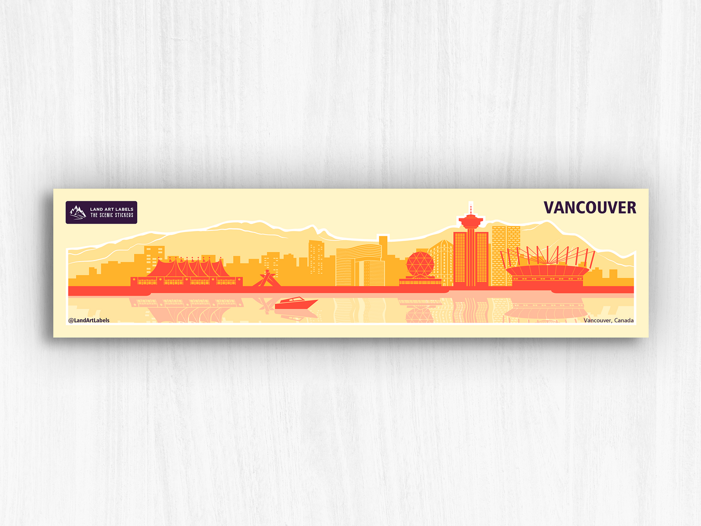 Vancouver - City Wrap Sticker