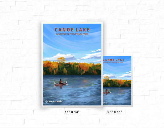Algonquin Provincial Park, Canoe Lake - Poster