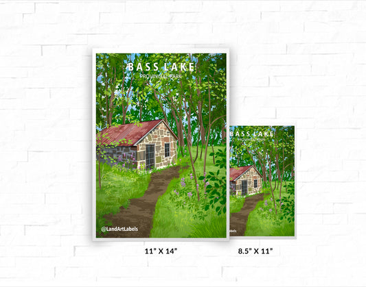 Bass Lake Provincial Park - Poster