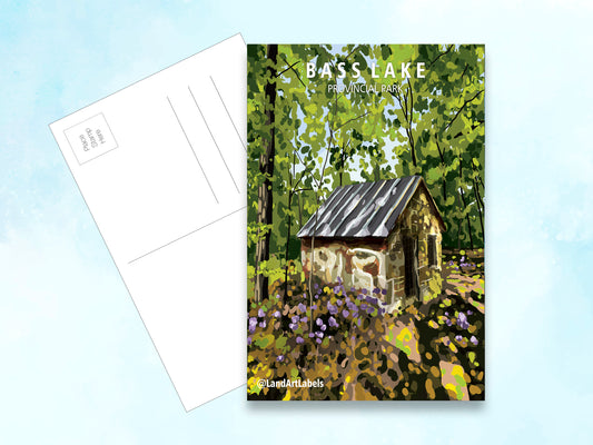 Bass Lake Provincial Park - Postcard