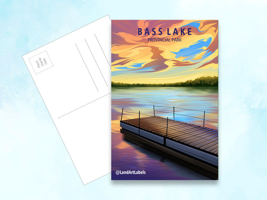 Bass Lake Provincial Park - Postcard