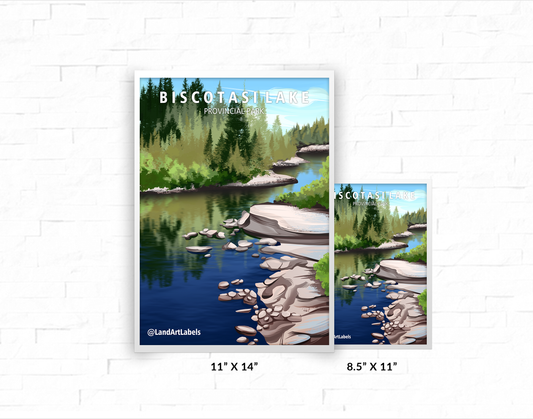 Biscotasi Lake Provincial Park - Poster