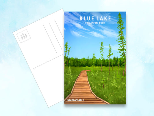 Blue Lake Provincial Park - Postcard
