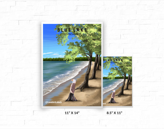 Blue Lake Provincial Park - Poster
